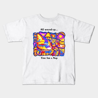 PicatsoCats All-Curled-Up Kids T-Shirt